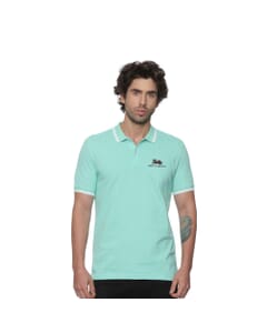 Allen Solly Polo T-shirt Men- Turquoise Green